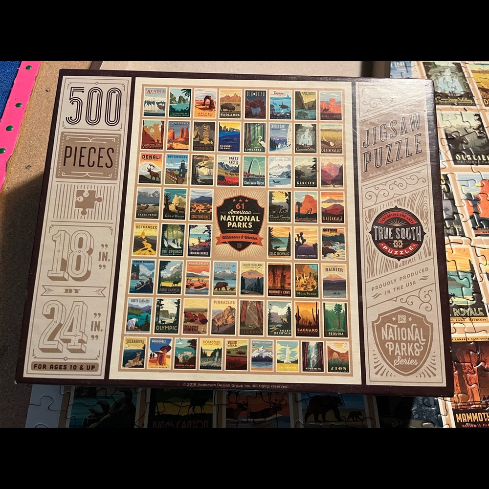 COPY - True South National Park 500 piece Puzzle